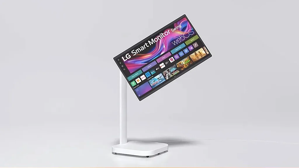 LG, tekerlekli ve 32 inç 4K dokunmatik ekranlı Smart Monitor Swing’i tanıttı