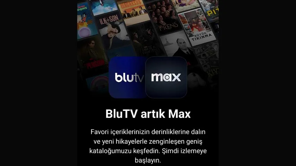 Max Türkiye’de BluTV’nin yerini alarak yayına başladı