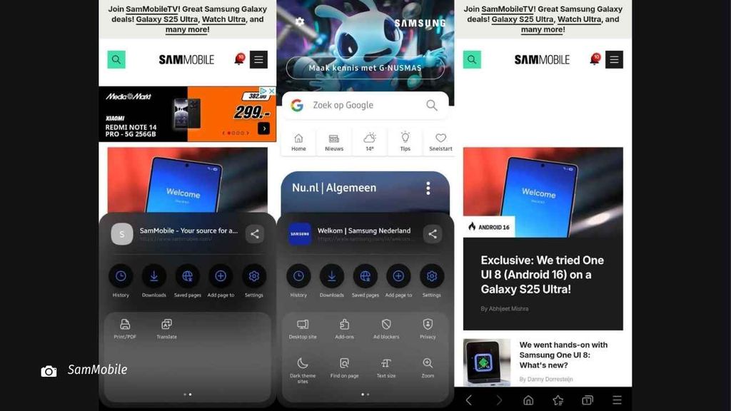 samsung internet one ui 8