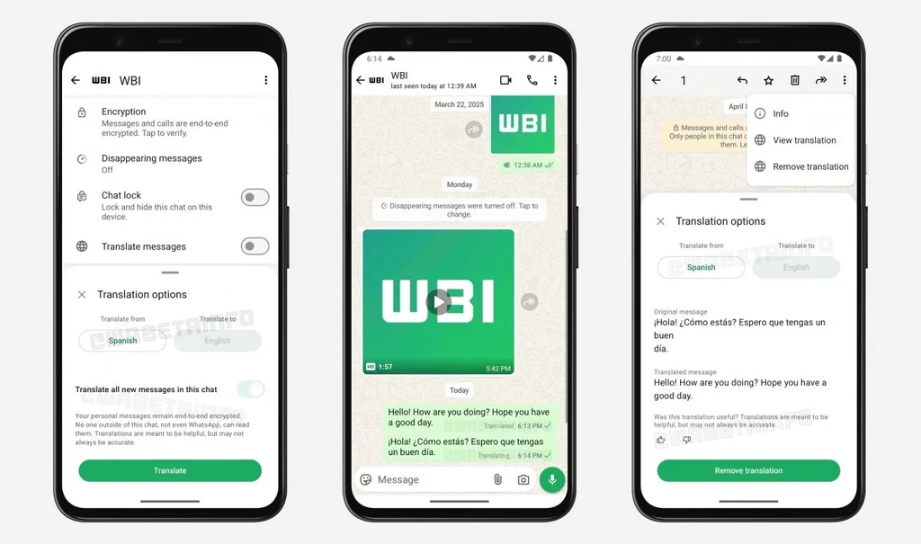 WhatsApp mesaj ve kanal çevirisini beta testine açtı