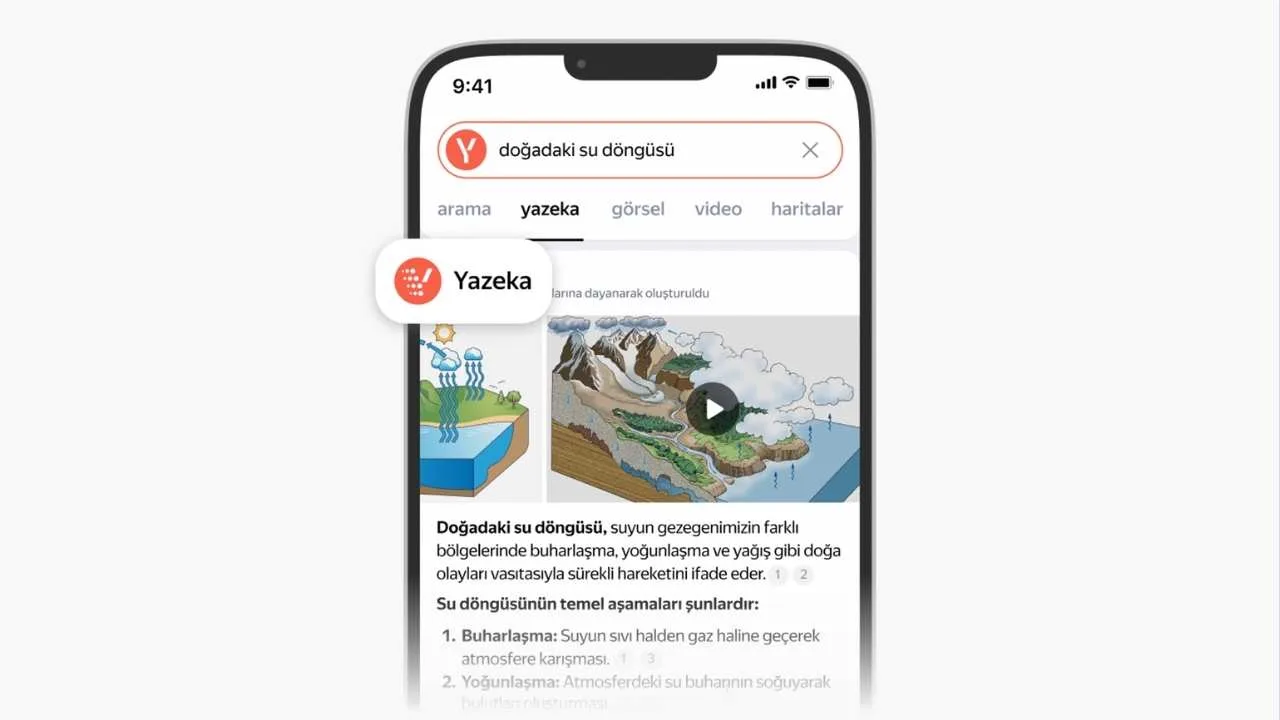 Yandex, Yazeka ile arama deneyimini şimdi görsel yanıtlarla destekliyor