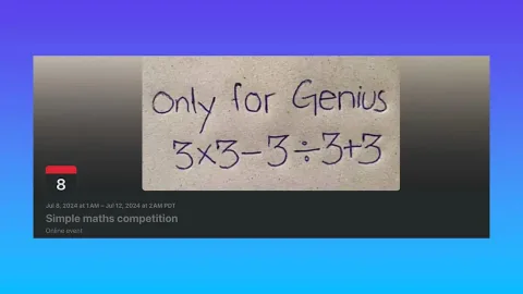 Sahte matematik yarışması aylardır Facebook’un en popüler gönderilerinden biri