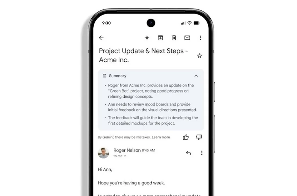 Gmail uzun e-postalara yapay zekâ özeti eklemeye başladı