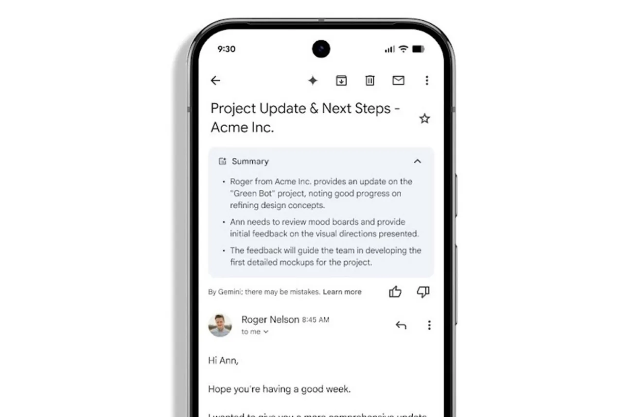 Gmail uzun e-postalara yapay zekâ özeti eklemeye başladı