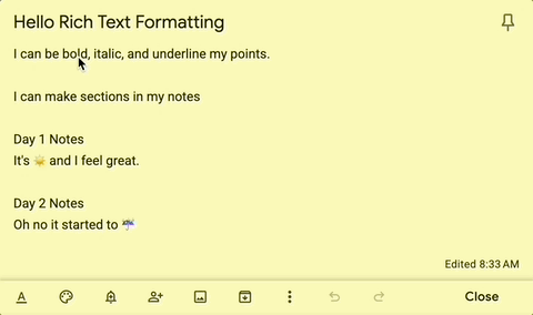 google keep