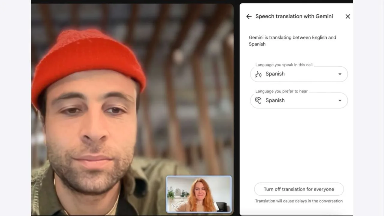 Google Meet’e yapay zekâ destekli sesli çeviri özelliği geliyor