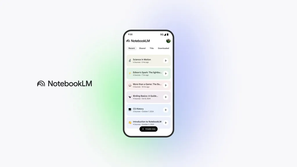 Google NotebookLM’in mobil versiyonunu kullanıcılarla buluşturdu