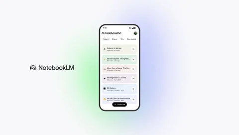 Google NotebookLM’in mobil versiyonunu kullanıcılarla buluşturdu