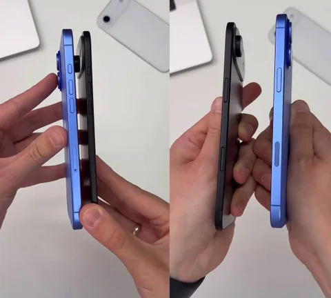 iPhone 17 Air, iPhone 16 Plus ile yan yana görüntülendi