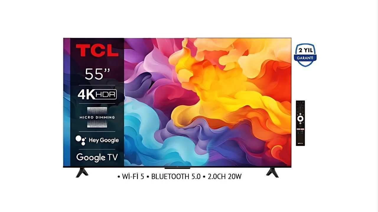 tcl 55v6b 55 inç google tv