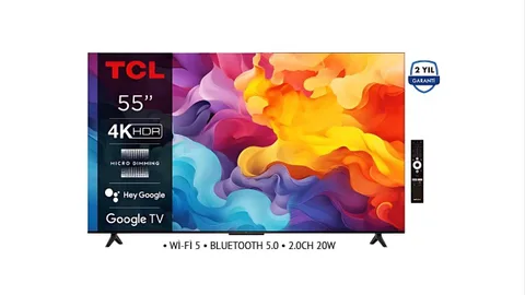 TCL 55V6B 55 inç Google TV 23 Mayıs 2025 Cuma günü BİM’e geliyor