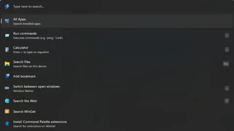 Windows için geliştirilen Komut Paleti verimliliği artırmayı hedefliyor