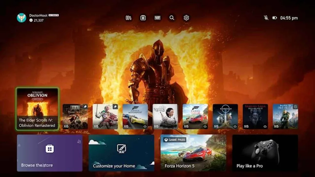Xbox ana ekranı artık daha sade ve kişisel hâle geliyor