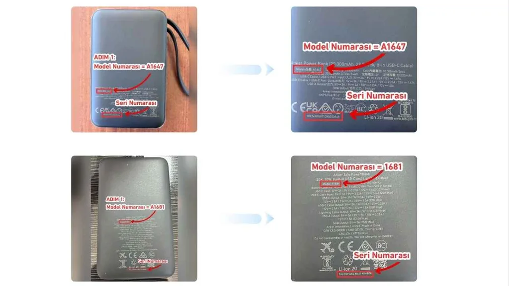 Anker, A1647 ve A1681 powerbank modellerini geri çağırıyor