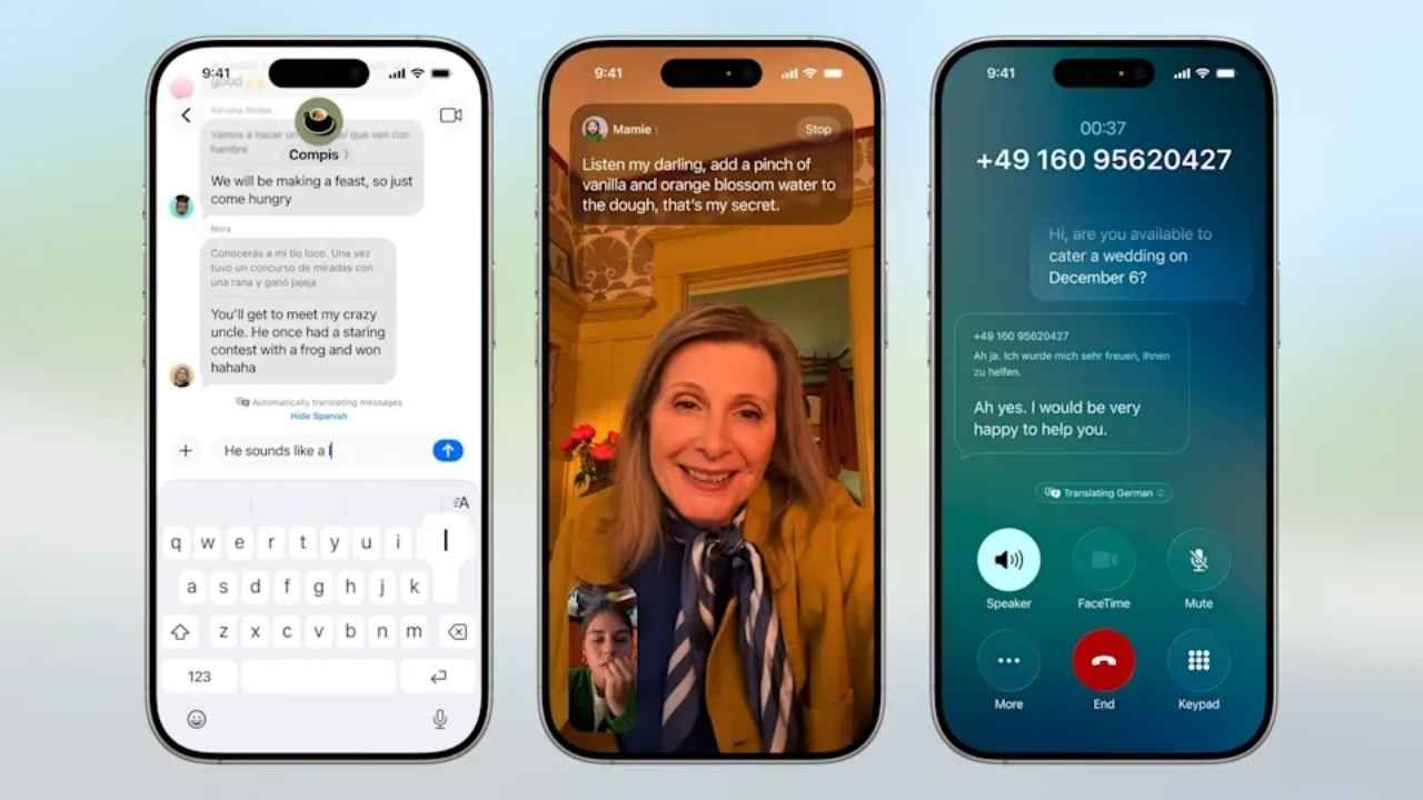 ios 26 canlı çeviri