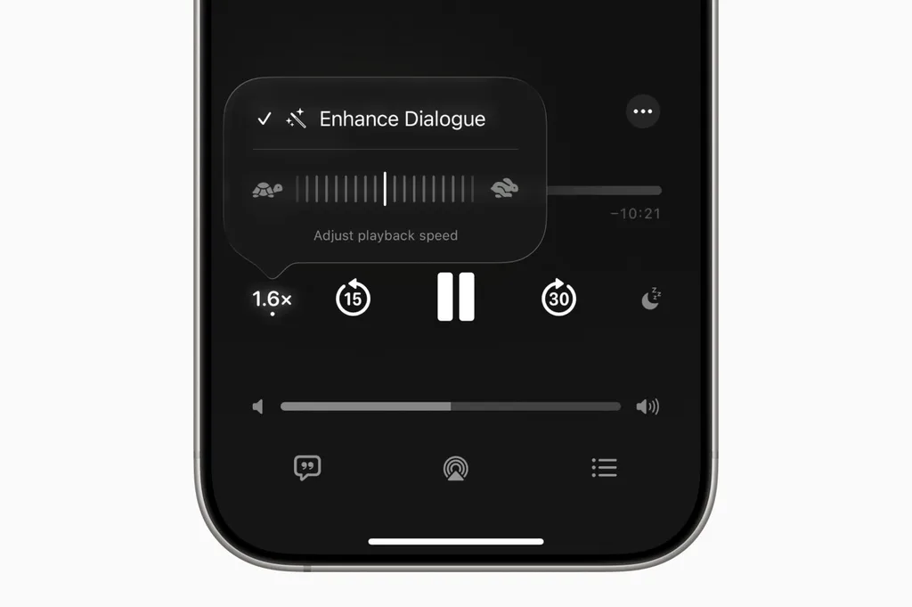 Apple Podcast’ler uygulaması 3x hız desteği ve ses iyileştirmesi sunuyor
