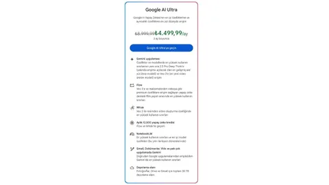 Google AI Ultra’ya Türkiye’de YouTube Premium eklendi