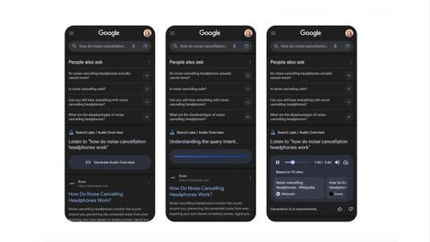 google arama sonuçları ai sesli özet