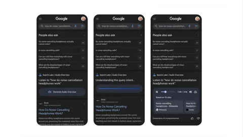 Google, mobil arama sonuçlarına sesli AI özetleri eklemeye başladı