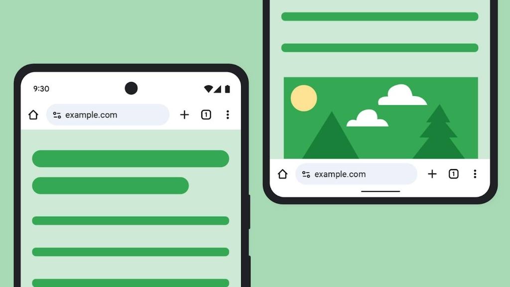 chrome android adres çubuğu alt
