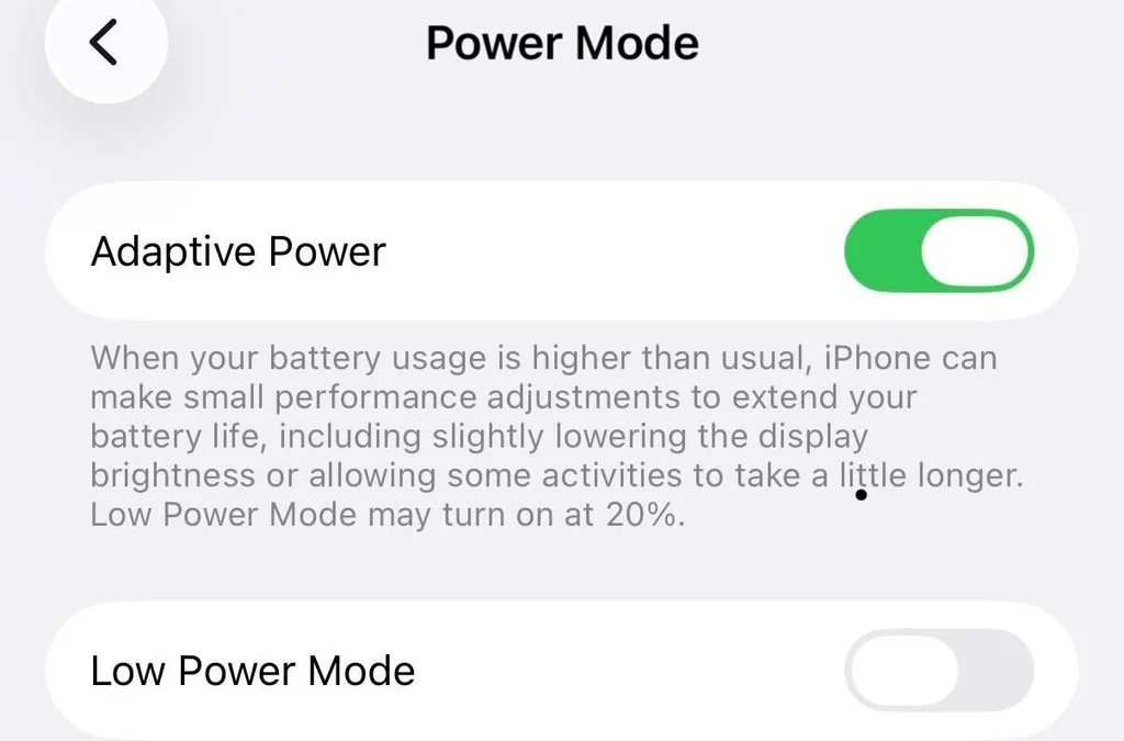 iOS 26’da performansı düşürerek pili koruyan yeni mod geliyor