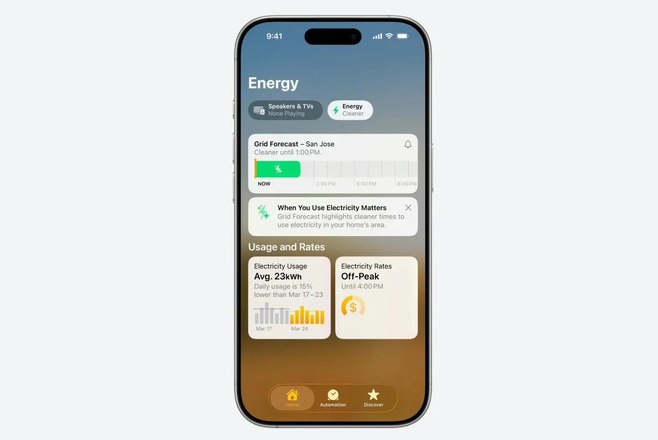 Apple, iOS 26 ile Ev uygulamasına enerji verisi odaklı yeni bir katman ekliyor