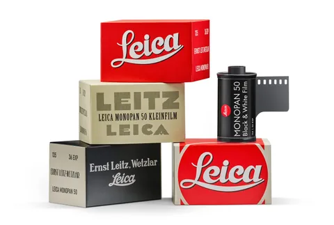 Leica, Monopan 50 ile kendi markası altında ilk 35mm siyah-beyaz filmi sunuyor