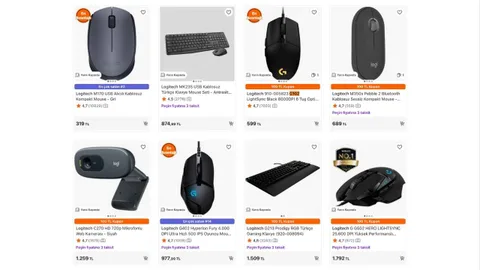 Hepsiburada’da Logitech ürünlerinde 100 TL indirim kuponu uygulanıyor