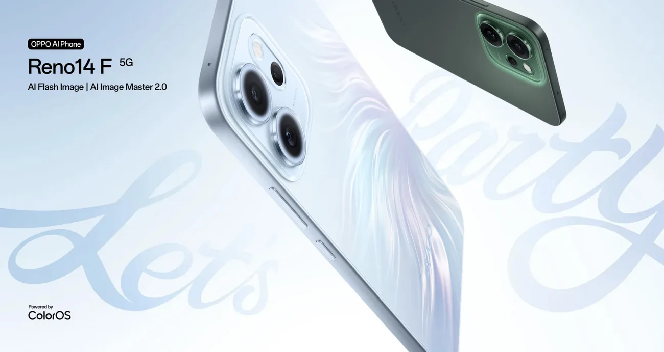 Oppo Reno 14 F 5G büyük pili ve AMOLED ekranıyla dikkat çekiyor