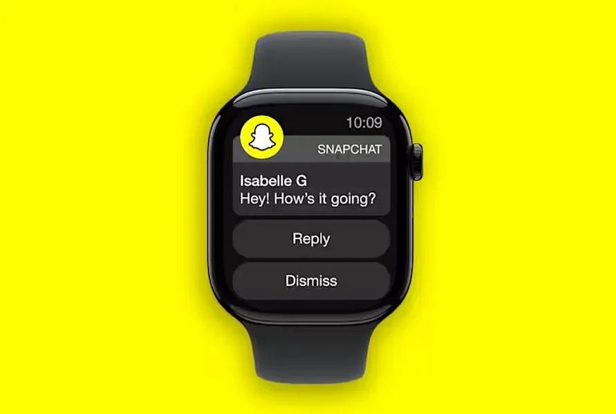 snapchat apple watch