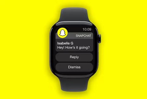 snapchat apple watch