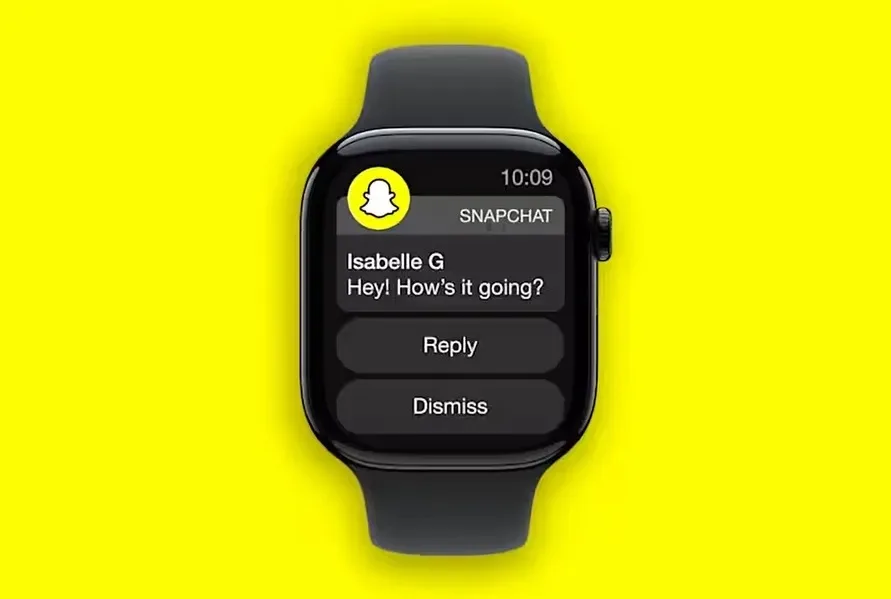 Snapchat, Apple Watch uygulamasıyla mesaj önizleme ve yanıt imkanını genişletti