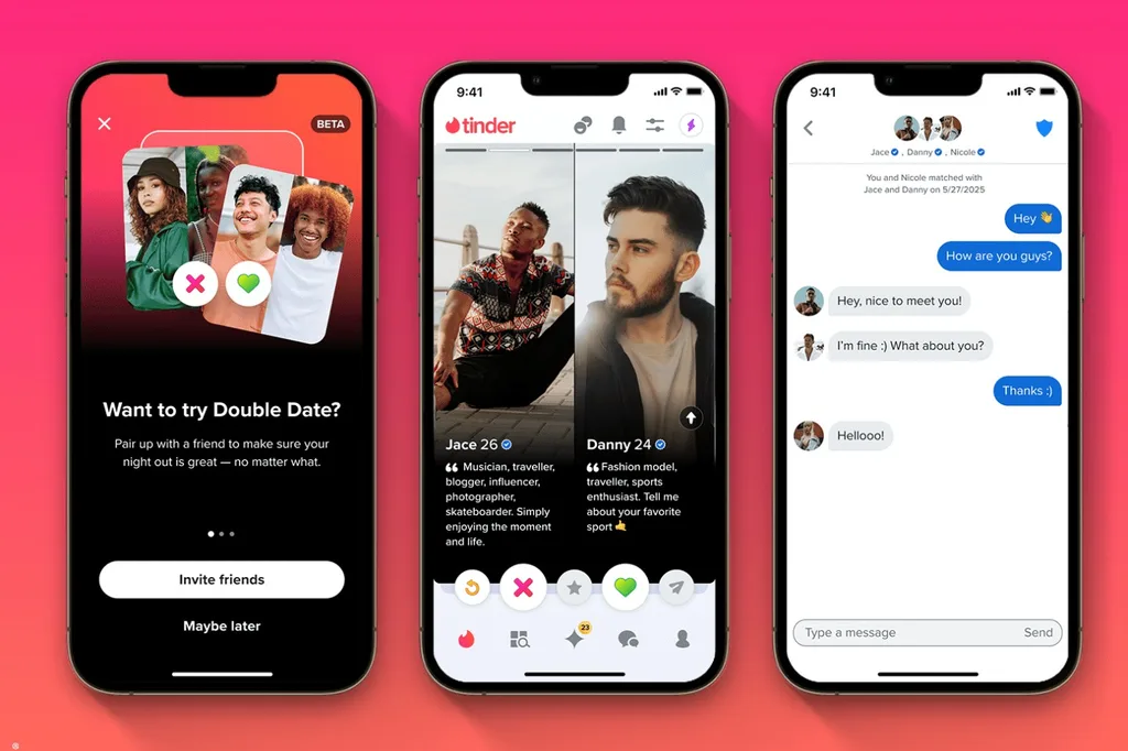 Tinder, arkadaşlarla eşleşmeyi kolaylaştıran yeni grup buluşma özelliğini duyurdu