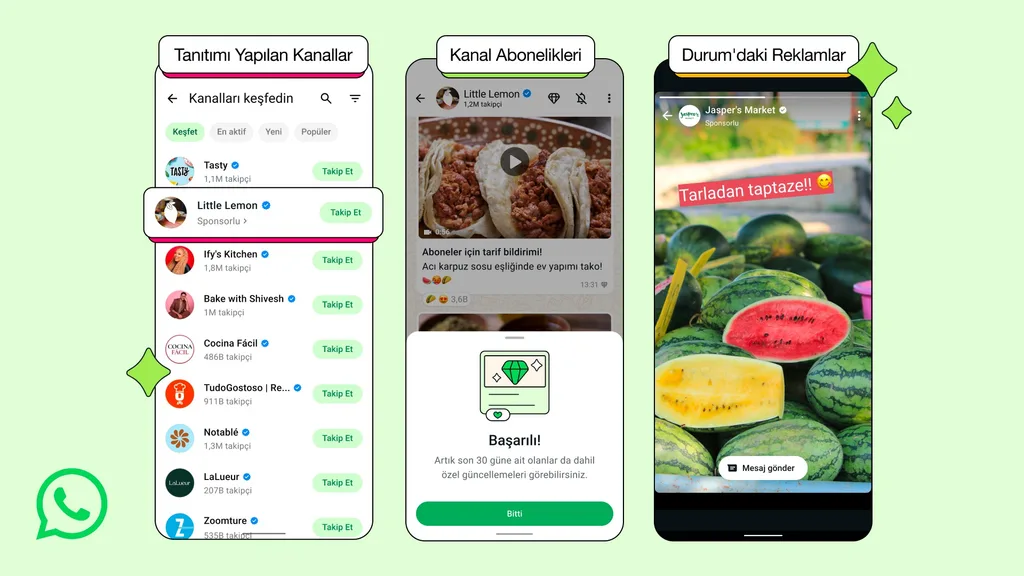 WhatsApp’ta artık Durum ekranında reklamlar görünecek