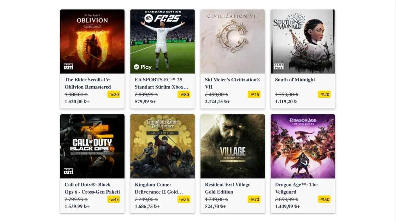 Yüzlerce Xbox oyunu 23 Haziran’a kadar indirimde