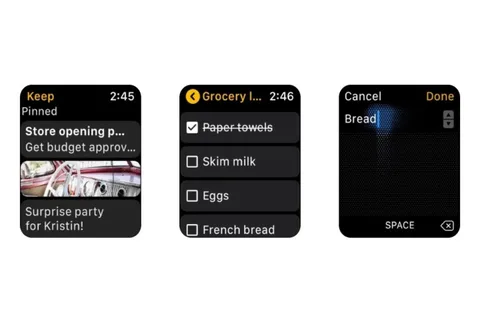 Google, Keep uygulamasının Apple Watch desteğini sonlandırdı