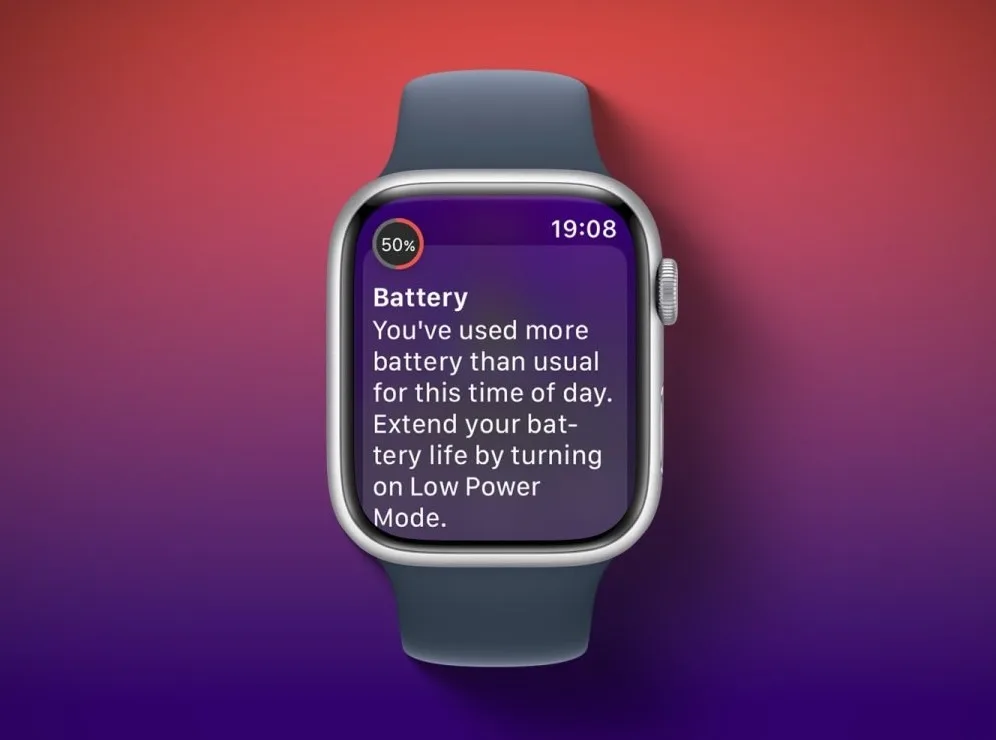 Apple Watch, watchOS 26 ile anormal pil tüketimini algılayacak