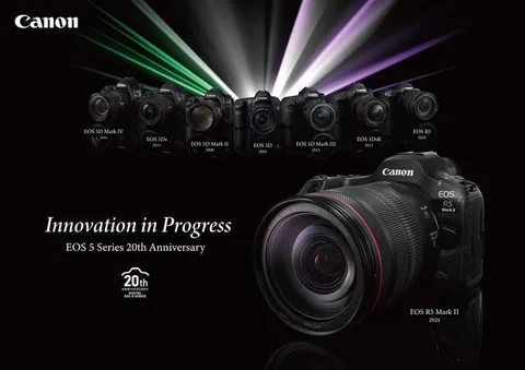Canon EOS 5 serisi 20. yaşını kutluyor