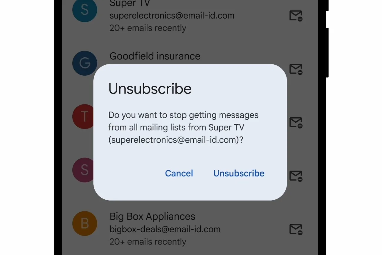 Gmail, aboneliklerden kolayca çıkmayı sağlayan yeni bir sekme sunuyor