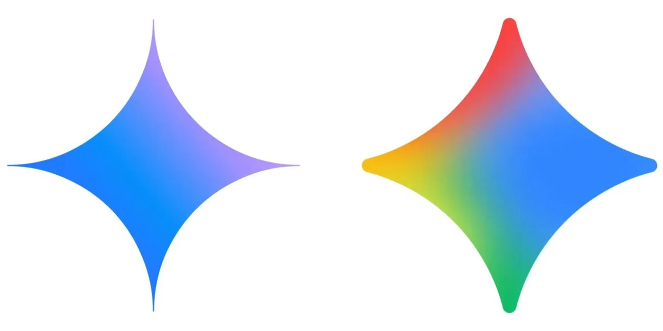 Yeni Gemini logosu daha yumuşak çizgilerle şekillendi