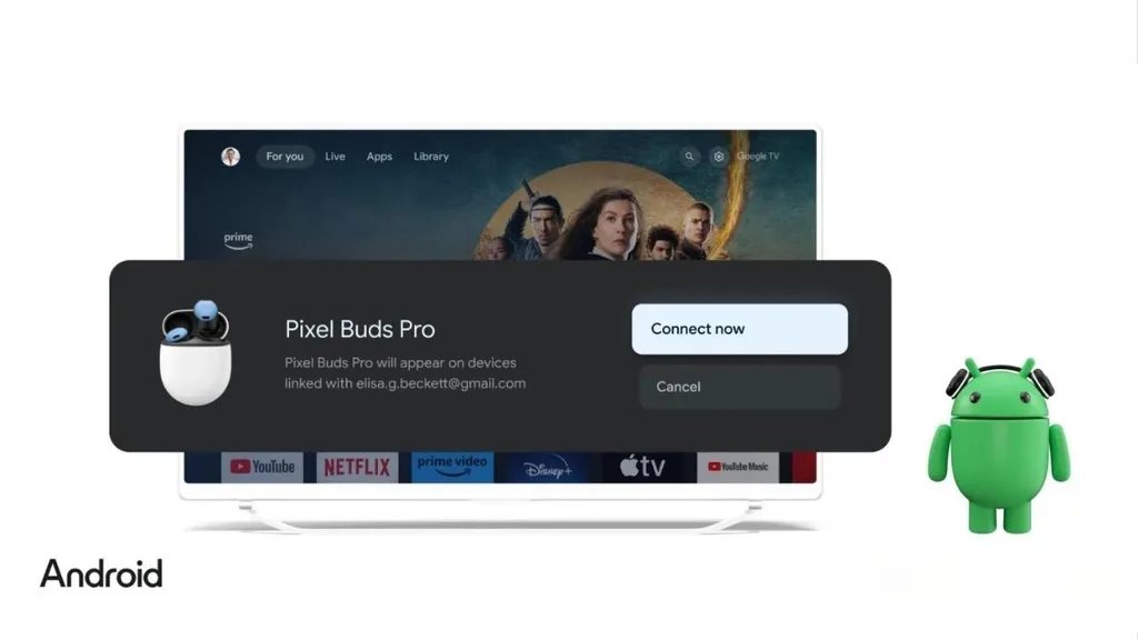 Google TV’de Fast Pair desteği sınırlı cihaz sayısıyla kullanılabiliyor