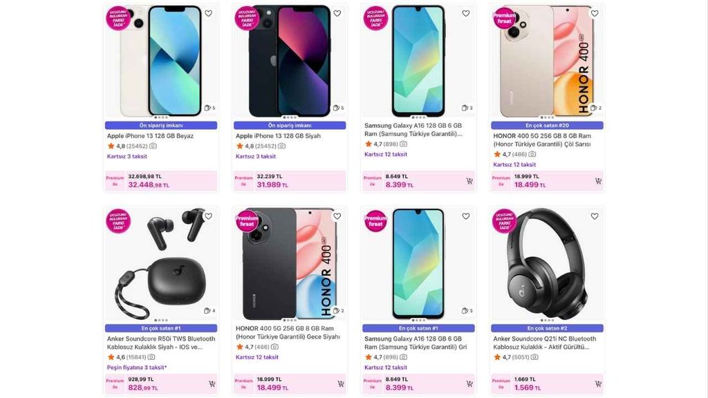 hepsiburada premium teknoloji