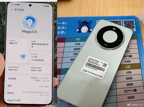 Honor X70, devasa pili ve güçlü donanımıyla ortaya çıktı
