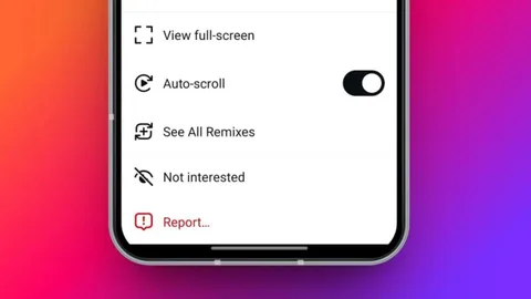 Instagram Reels için otomatik kaydırma testi başladı