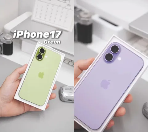 iPhone 17 mor ve yeşil renk seçenekleriyle görüldü
