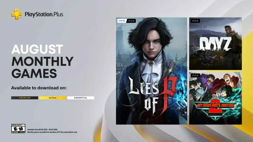 PlayStation Plus Ağustos 2025 oyunları: Lies of P, DayZ ve My Hero One’s Justice 2 üyelerle buluşuyor