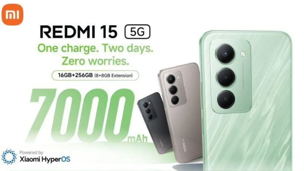 Redmi 15 5G, büyük ekranı ve dev piliyle sınıfını zorlayacak