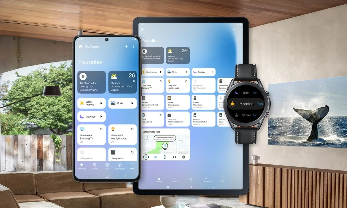 Samsung SmartThings Thread 1.4 desteğiyle farklı markalı cihazları tek ağda topluyor