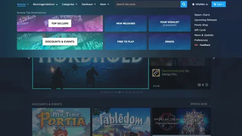 Steam, oyun keşfetmeyi kolaylaştıran mağaza tasarımını test ediyor