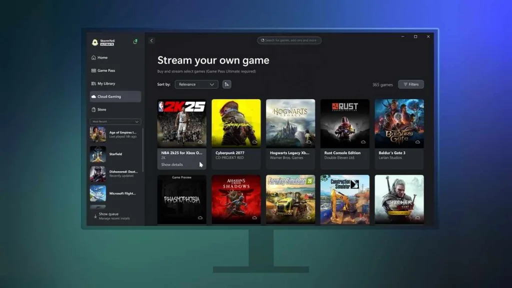 Xbox PC uygulamasında kişisel oyun yayını test aşamasında